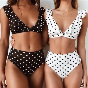 Black Polka Dot Bikini